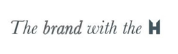 THE BRAND WITH THE H trademark
