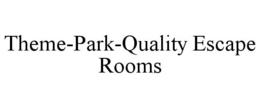 THEME-PARK-QUALITY ESCAPE ROOMS trademark