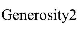 GENEROSITY2 trademark