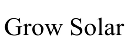 GROW SOLAR trademark
