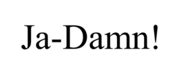 JA-DAMN! trademark