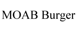 MOAB BURGER trademark