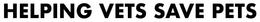 HELPING VETS SAVE PETS trademark