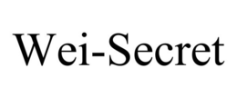 WEI-SECRET trademark