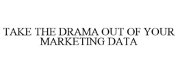 TAKE THE DRAMA OUT OF YOUR MARKETING DATA trademark