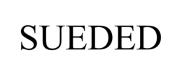 SUEDED trademark