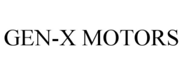 GEN-X MOTORS trademark