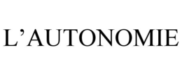 L'AUTONOMIE trademark