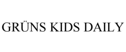 GRÜNS KIDS DAILY trademark