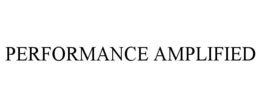 PERFORMANCE AMPLIFIED trademark