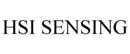 HSI SENSING trademark