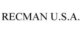 RECMAN U.S.A. trademark