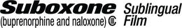 SUBOXONE (BUPRENORPHINE AND NALOXONE) C SUBLINGUAL FILM trademark
