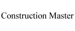 CONSTRUCTION MASTER trademark