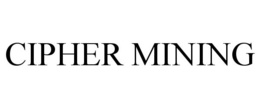 CIPHER MINING trademark