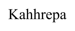 KAHHREPA trademark