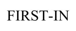 FIRST-IN trademark