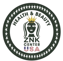 HEALTH & BEAUTY ZNK CENTER USA trademark