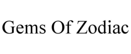 GEMS OF ZODIAC trademark