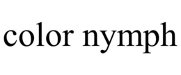 COLOR NYMPH trademark