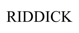 RIDDICK trademark