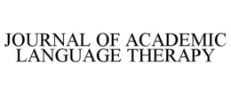 JOURNAL OF ACADEMIC LANGUAGE THERAPY trademark