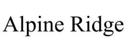 ALPINE RIDGE trademark
