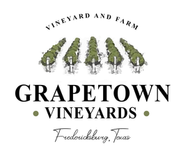VINEYARD AND FARM GRAPETOWN ·  VINEYARDS · FREDERICKSBURG TEXAS trademark