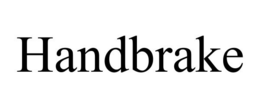 HANDBRAKE trademark