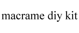 MACRAME DIY KIT trademark