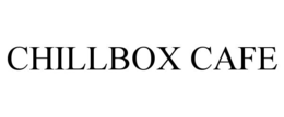 CHILLBOX CAFE trademark
