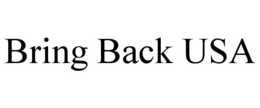 BRING BACK USA trademark