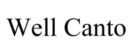 WELL CANTO trademark