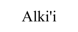 ALKI'I trademark