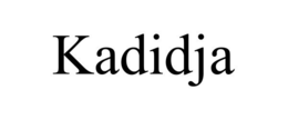 KADIDJA trademark