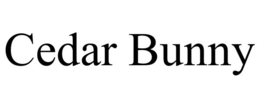 CEDAR BUNNY trademark