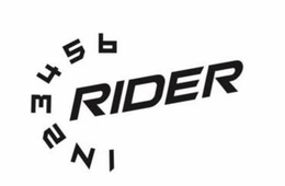 1 N 2 3 4 5 6 RIDER trademark