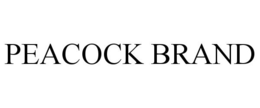 PEACOCK BRAND trademark