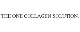 THE ONE COLLAGEN SOLUTION. trademark