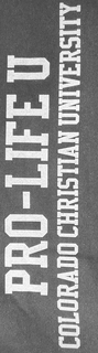 PRO-LIFE U COLORADO CHRISTIAN UNIVERSITY trademark
