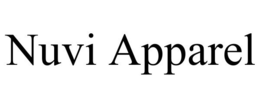 NUVI APPAREL trademark