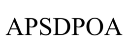 APSDPOA trademark