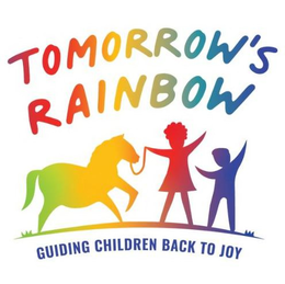 TOMORROW'S RAINBOW GUIDING CHILDREN BACK TO JOY trademark