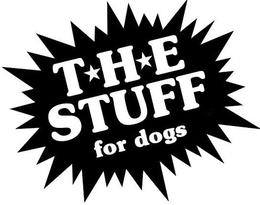 THE STUFF FOR DOGS trademark
