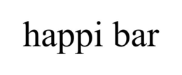 HAPPI BAR trademark