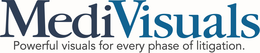 MEDIVISUALS POWERFUL VISUALS FOR EVERY PHASE OF LITIGATION. trademark