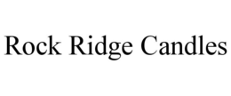 ROCK RIDGE CANDLES trademark