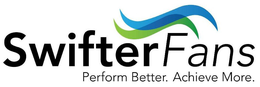 SWIFTER FANS PERFORM BETTER. ACHIEVE MORE. trademark