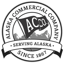 ALASKA COMMERCIAL COMPANY · SERVING ALASKA · SINCE 1867 AC CO. trademark