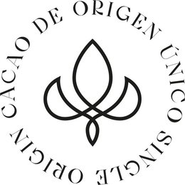 CACAO DE ORIGEN ÚNICO SINGLE ORIGEN trademark